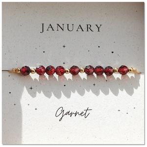 Bracelets ajustables élégants pour femmes, design tendance, pierres naturelles <span class=keywords><strong>de</strong></span> <span class=keywords><strong>naissance</strong></span> du <span class=keywords><strong>mois</strong></span>, perles <span class=keywords><strong>de</strong></span> cuivre mélangées, bracelet en perles fait à la main - Product Image 4