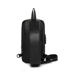 2025 Mới Đến Thời Trang Người Đàn Ông Của Đầu Máy Xe Máy Túi Cưỡi Mật Khẩu Ngực Túi Fanny Gói Giải Trí PU Túi Crossbody - Product Image 6