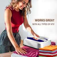Presse à Chaud Semi-Automatique Portable MOMOTECH 9x9 Pouces pour Usage Domestique – Idéale pour le Transfert Thermique sur T-shirts et la Personnalisation