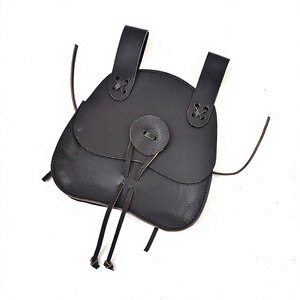 Pochette en cuir véritable de vache médiévale Imra Impex OEM en gros avec fermeture à boucle, produit artisanal en cuir - Product Image 1