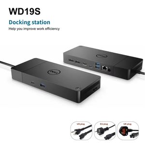 <span class=keywords><strong>Station</strong></span> d'accueil Dell WD19S avec adaptateur 180W, ports USB-C, USB-A, HDMI, DP, RJ45 LAN pour ordinateur portable - Product Image 1