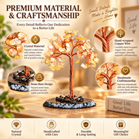 Ornements modernes de qualité supérieure, décoratifs, en améthyste, opale, cristal, arbre de richesse pour la décoration intérieure, décoration de table