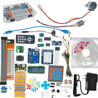 Kit de démarrage super complet pour le projet UNO avec tutoriel et compatible UNO R3, kit électronique DIY compatible Arduino IDE avec chargeur