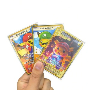 Plus de <span class=keywords><strong>100</strong></span> <span class=keywords><strong>cartes</strong></span> à collectionner en métal Pokemoned en acier inoxydable, <span class=keywords><strong>cartes</strong></span> <span class=keywords><strong>VMAX</strong></span> en feuille d'or, <span class=keywords><strong>cartes</strong></span> TCG de collection haut de gamme - Product Image 2
