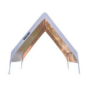 Gazebo Pubblicitario per Esposizioni Esterne Sibada, Dimensioni Personalizzabili, Tessuto Impermeabile in Poliestere 600D, Telaio in Acciaio Zincato, Movibile - Product Image 5