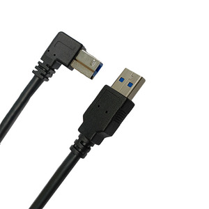 Usb 3.0 Data <b>Cable</b> Male A To Male B 90 Degree Angle High Speed Printing <b>Cable</b> - Product Image 2