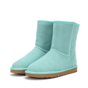<span class=keywords><strong>Botas</strong></span> <span class=keywords><strong>de</strong></span> <span class=keywords><strong>Nieve</strong></span> Cálidas para Mujer 2026, Modelo Peep Toe, con Forro <span class=keywords><strong>de</strong></span> Piel, Suela <span class=keywords><strong>de</strong></span> Goma y Parte Superior <span class=keywords><strong>de</strong></span> Cuero Genuino - <span class=keywords><strong>Invierno</strong></span> - Product Image 5