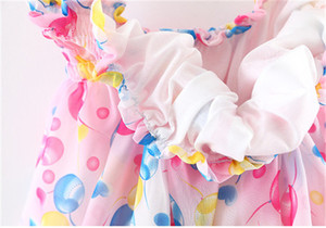 Wholesale Boutique Children Clothing Seersucker Girls Dance Inflatable Cartoon Dress Fringe for Summer - Product Image 5