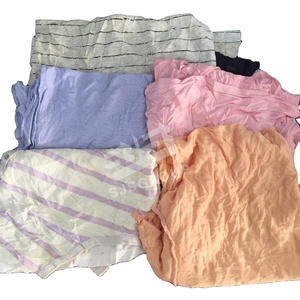 Di alta qualità in cotone 100 colore chiaro T-shirt scarti di tessuto straccio tessuto misto industriale stracci <span class=keywords><strong>per</strong></span> pulire - Product Image 4