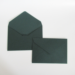 Hutan Hijau mewah C6/C5 amplop untuk hijau gelap undangan pernikahan menghemat tanggal RSVP A6/A5 amplop - Product Image 1