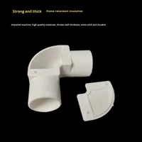Coude gainé de PVC 1/2 pouce, raccord pour conduit, connecteur à angle droit 90 degrés, accessoire pour conduit électrique, coude d'inspection 16 20 25 mm