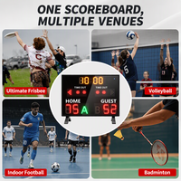 Tableau de score électronique numérique LED personnalisé GANXIN pour les jeux de frisbee ultime pour adultes et chiens