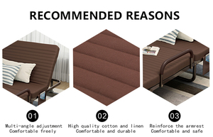 Sofá <span class=keywords><strong>cama</strong></span> plegable de metal, pequeño, para apartamento y sala de estar - Product Image 4