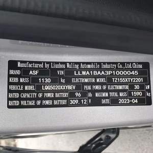 Hoge Kwaliteit Eec Coc Gecertificeerd Linker Rechter Stuuraandrijving Kleine Auto Wuling Mini Ev <span class=keywords><strong>2</strong></span> Seater Elektrische Bestelwagen Rhd Elektrische Auto - Product Image 5