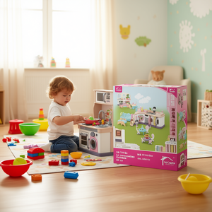 W Calla Kitchen Set Plastic DIY Single Story Villa For Girls Age 5 To 7 Years - Product Image 2