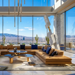 Nuevo Sofá de Tela de Lujo en Forma de U para Sala de Estar, Estilo Árabe, Personalizable para Proyectos de Villas, 2026 - Product Image 4