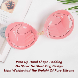 女性用女性用プッシュアップニップルブラセクシーランジェリーセクシーワイヤレスリフト胸タイ - Product Image 4