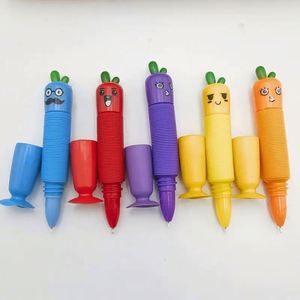 Creative Novel Stretchable Vegetable-Styled Plastic <b>Pen</b> Office Toy Back-to-School Gift for Adults Kids Fun Stress Relief Tool - Product Image 6