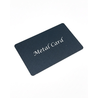 Carte RFID NFC en métal de haute qualité avec incrustation en acier inoxydable, lisible des deux côtés, Mifare Desfire Ev3 2K