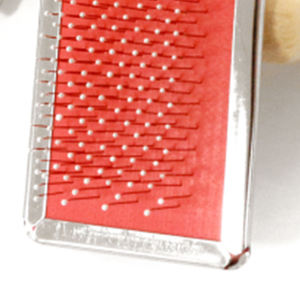 Peine Simple de Madera Densa y Acero Inoxidable de Tamaño Mediano 11.5*8.9cm para el Cuidado de Perros y Gatos - Product Image 5