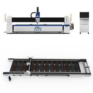 Structures Steel Large Working Area 6M 12M 14M 45 Degree 12KW 20KW 30KW Fiber Laser Cutting Machine for Metal Plate
