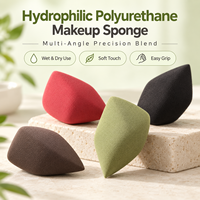 Éponges de Maquillage Véganes Super Douces en Gros, Éponges Personnalisées en Forme de Goutte d'Eau ou d'Œuf, Sans Latex, pour un Maquillage Naturel