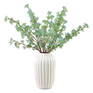 Modelo de Fruta Artificial Hecha a Mano, de un Solo Tallo, Tipo <span class=keywords><strong>Pino</strong></span>, Blanca, 73CM, para Decoración <span class=keywords><strong>del</strong></span> Hogar y Bodas, sin Hojas, con Perlas - Product Image 5