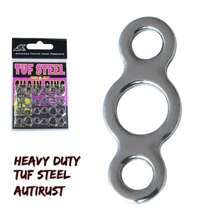 Jetshark Heavy Duty Fishing Drie Ring Solide Naadloze 400-600Lb 304 Voor Assistentiehaken Zoutwatervissen Jig Lokken Ronde Rig Ring