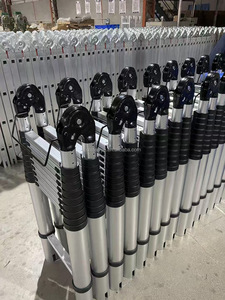 Adjustable Portable Aluminum Alloy Insulated <strong>Telescopic</strong> <strong>Ladder</strong> Lightweight Multi-Purpose Scalable Extension Foldable Supermarket - Product Image 3