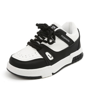 รองเท้าผ้าใบเด็กแฟชั่นลำลองสำหรับวิ่ง เทนนิส เดินไปโรงเรียน  รองเท้าผ้าใบดีไซน์เนอร์สำหรับเด็กชายและเด็กหญิง - Product Image 1