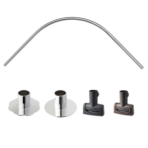 <span class=keywords><strong>Tringle</strong></span> de Douche Industrielle Noire Mate, <span class=keywords><strong>Tringle</strong></span> à Tension Réglable Robuste <span class=keywords><strong>pour</strong></span> Fenêtre de Salle de Bain - Product Image 5