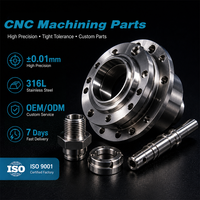 Piezas de Torneado CNC de Acero Inoxidable Personalizadas para Equipos Industriales