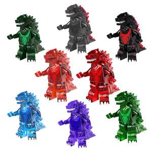 Vente chaude Mini Figure <span class=keywords><strong>Gojira</strong></span> Monstres Anciens Blocs de Construction Assemblé Jouet Collector Modèle - Product Image 2