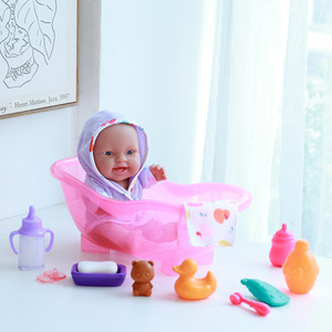 Ensemble de baignoire 10 pouces très demandé, poupée reborn réaliste, poupée de compagnie pour enfants pour la douche, vente en gros - Product Image 1