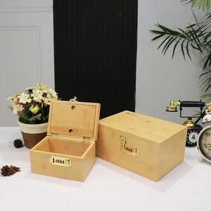 뚜껑이 있는 보석을 위한 나무 대나무 유품 상자 나무 보관 상자, 대나무 주문 기념품 사랑 Zhongyi 유럽 나무 상자