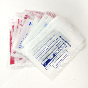 مغلف دواء LDPE موزع بلاستيك بسحاب للحبوب الطبية كيس بسحاب - Product Image 1