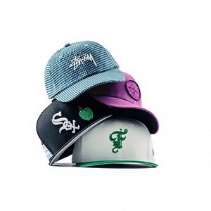 Casquette Snapback Unisexe Ajustable à 6 Panneaux, Respirante, Imperméable, en Maille Noire, pour Activités de Plein Air, Printemps-Été, Adulte - Product Image 3