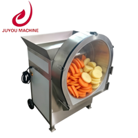 Commerciële machine voor het schuine snijden van groenten met variabele dikte, geschikt voor wortelen, aardappelen en zoete aardappelen