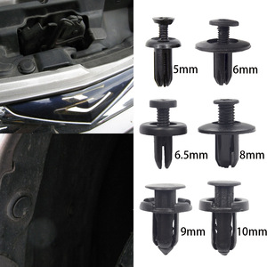 Auto Plastic Rivets 5mm 6mm 8mm 9mm 10mm Mixed Bumper <b>Clips</b> Fasteners For <b>Car</b> Body Panel Fixing - Product Image 2