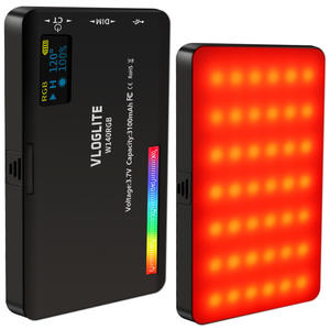 Vente en gros de lumières de poche portables 140RGB très vendues, lumières de remplissage pour ordinateur, lumières de photographie pour caméra - Product Image 2