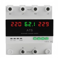 Saklar Transfer Otomatis Tenaga Surya Dual Power CB Single Phase ATS 220V 4P 100A untuk Sistem Surya