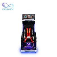 Manège virtuel populaire 9D VR, fauteuil VR, simulateur de jeu VR fou, machine à vendre