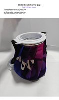 Sac à glace à grande ouverture avec sangle réglable pour la thérapie chaude et froide et le soulagement de la douleur.