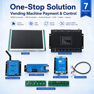 Kit de Solución de Control de Pago sin Efectivo para Máquinas Expendedoras Inteligentes con Convertidor MDB-RS232, Controlador de Pago QR y Placa Android - Product Image 2