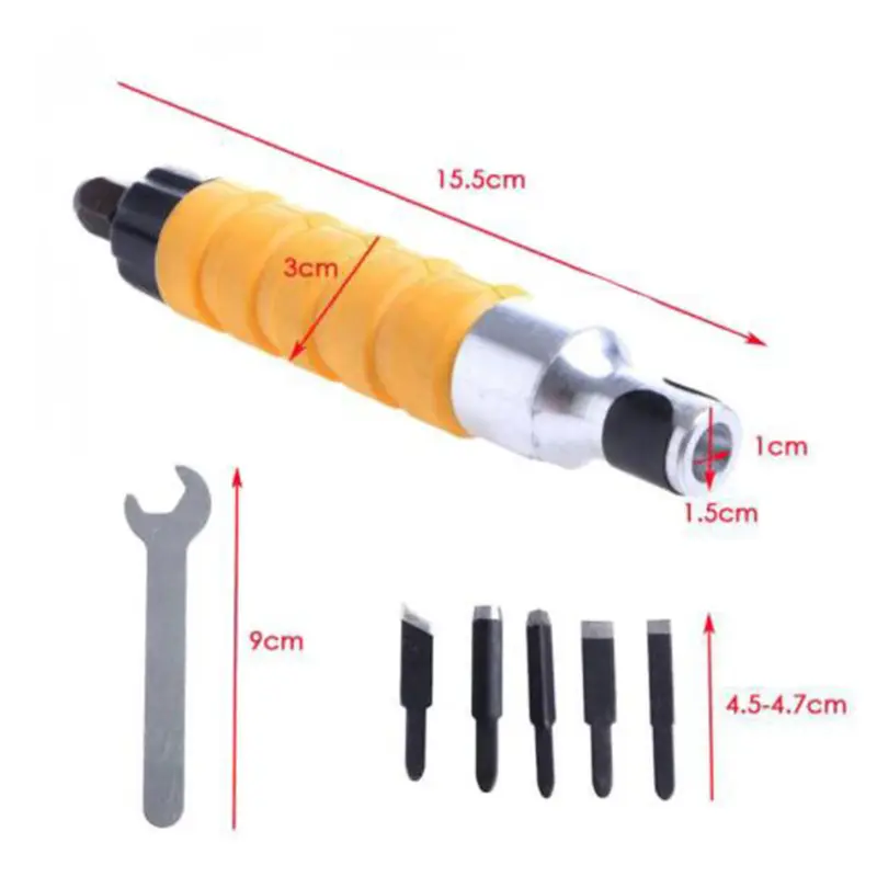 Electric woodworking chisel carving knife Flexible shaft handle chisel carving chisel wood carving knife table grinding