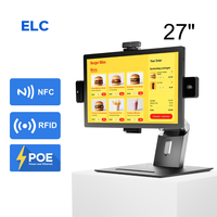Kiosque interactif à écran tactile de 24, 27 et 32 pouces avec caméra NFC, lecteur de cartes MSR et dispositif de paiement intégré