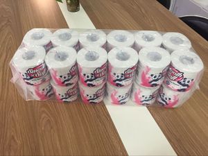 Bán Buôn Dissolvable Customized Giấy Vệ Sinh Cuộn Giấy Thương Hiệu Xuất Khẩu Virgin Bột Giấy - Product Image 2