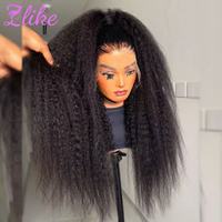 Pelucas de Cabello Humano con Encaje Frontal HD de 30-40 Pulgadas al por Mayor, Kinky Yaki Liso 13x6 360 Completo para Peluca Frontal de Encaje, Ondulado Profundo para Mujeres