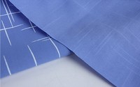 Factory Fashion Design Herren bedrucktes Hemd Super feine Mikro faser Polyester Popel ine Stoff gewebt Plain Dyed Stock Lot für Kleidungs stücke