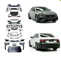 Upgrade Body Kit Mobil E Class W213 Tahun 2017-2022 ke W214 Tahun 2024 E63, Bumper Mobil E200 E300 W213 Lama ke Baru, Sistem Bodi Mobil